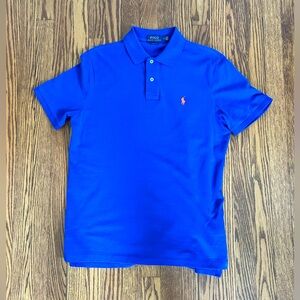CLASSIC FIT MESH POLO SHIRT, RUGBY ROYAL, M